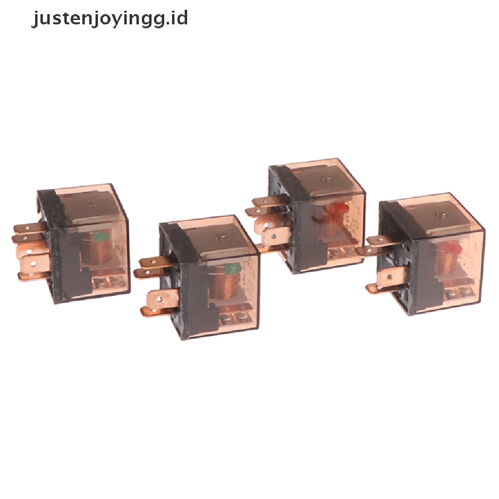 // justenjoyingg.id // Waterproof Automotive Relay 12/24V 80A 4/5Pin SPDT Car Control Device Car Relays ~