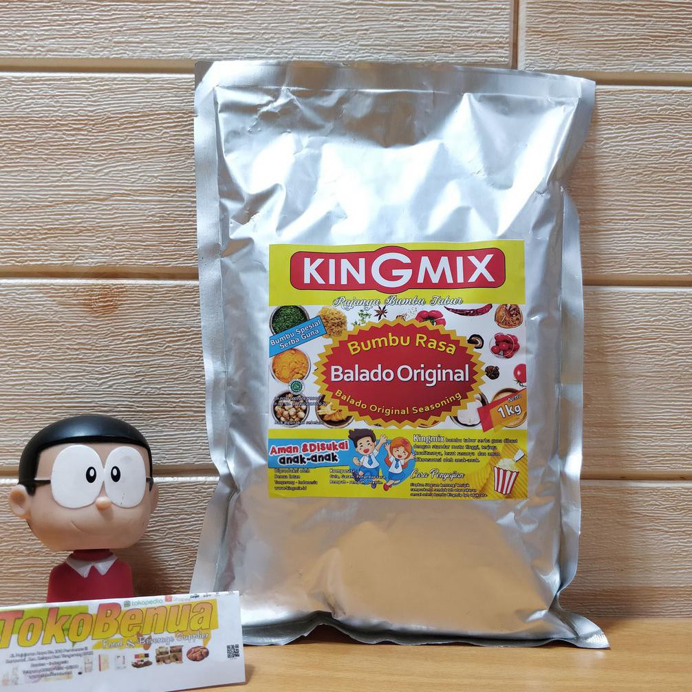 

{BISA COD} Bumbu Rasa Balado Original 1 KG KINGMIX PREMIUM TERUJI [Kode 1|Kode 2|Kode 3|Kode 4|Kode