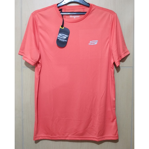 Baju Olahraga Pria Skechers Sports Original Orange Size M