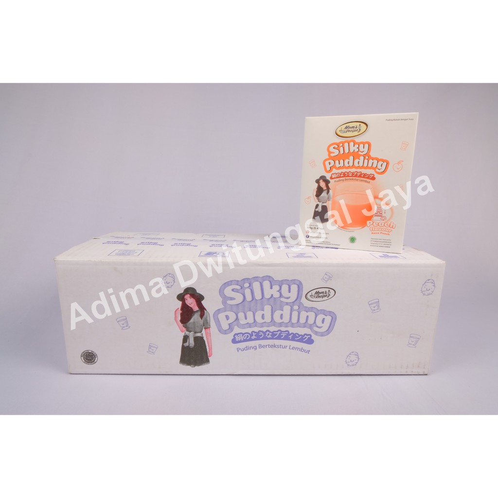 Silky Pudding Peach 12x155gr - Karton