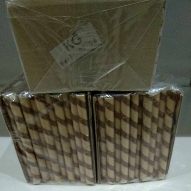 

Kogen Wafer Stick Coklat 1pak isi (5 pcs)