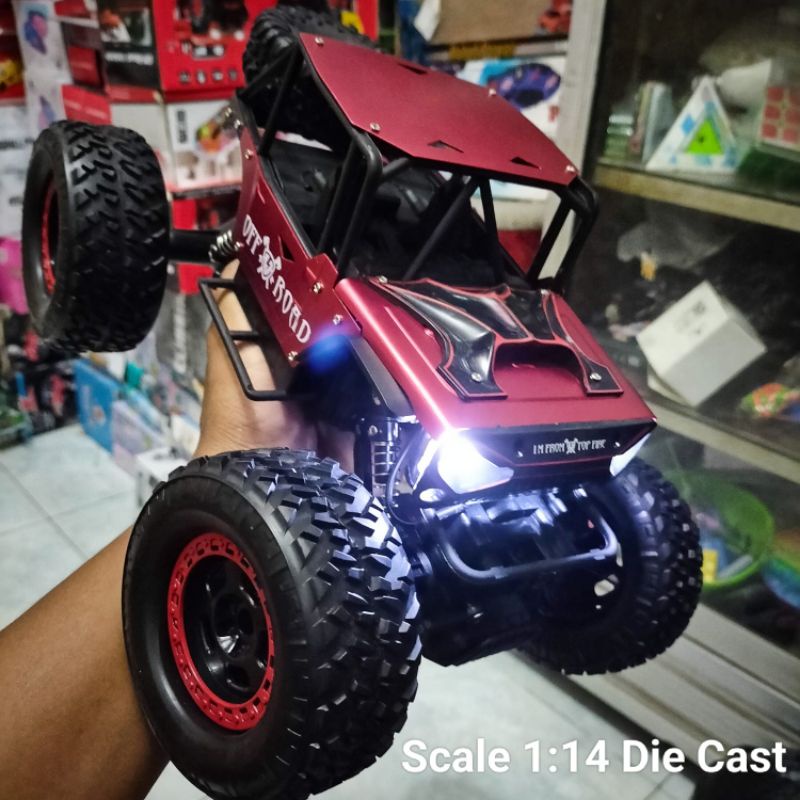 RC Rock Crawler Body Metal Alloy Ukuran Besar Skala 1:14