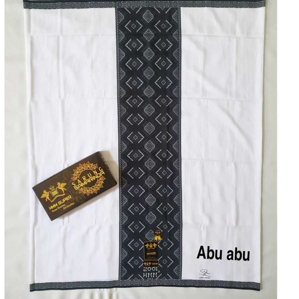 『KP』 Bisa COD SARUNG HMM POLOS PUTIH Sarung Samarinda HMM Putih Polos