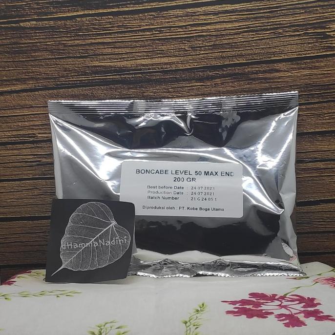 

Bon Cabe Level 50 Max End dengan Kemasan Ekonomis 200 gr