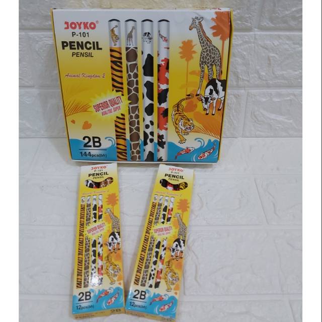 

Pensil 2B joyko P-101 (1pak isi 12 pensil)