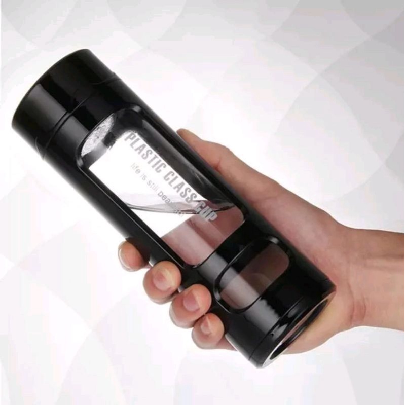 Botol air minum kaca BOROSILICATE saringan teh infuser tea infused water