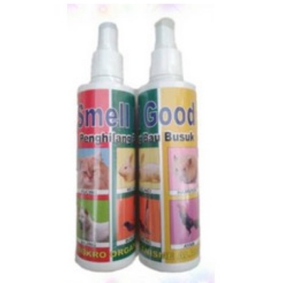 SMELL GOOD 250ml spray Penghilang Bau Busuk kandang dari mikroorganisme alami for all pet