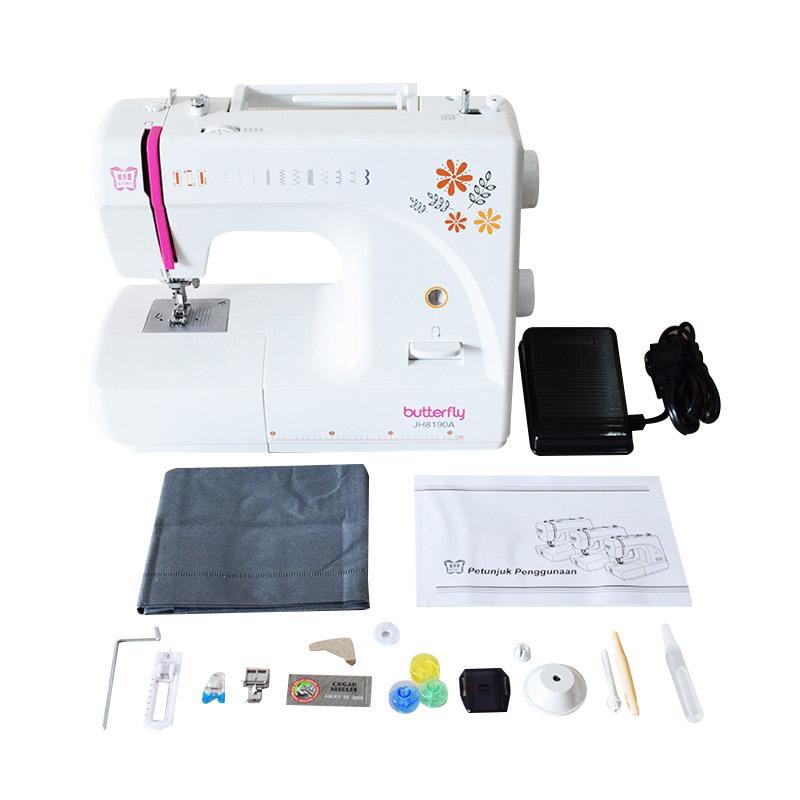 Mesin Jahit portable BUTTERFLY JH 8190A Portable Multifungsi