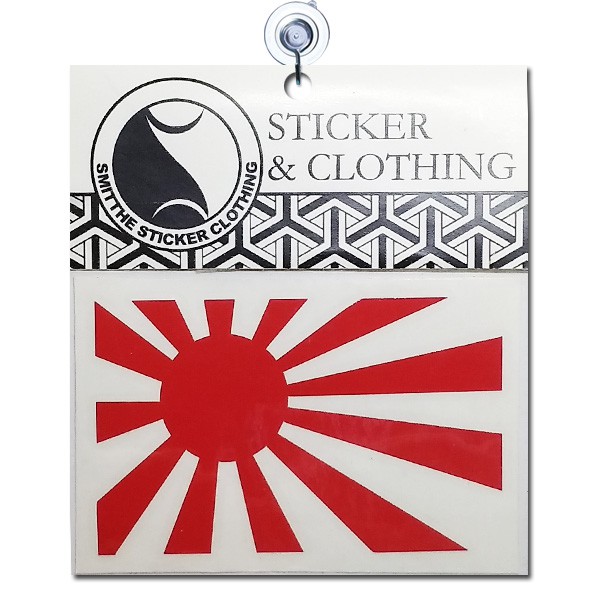 Sticker Mobil Rising Sun Logo JDM Japan Cutting Stiker untuk Aksesoris Mobil Motor