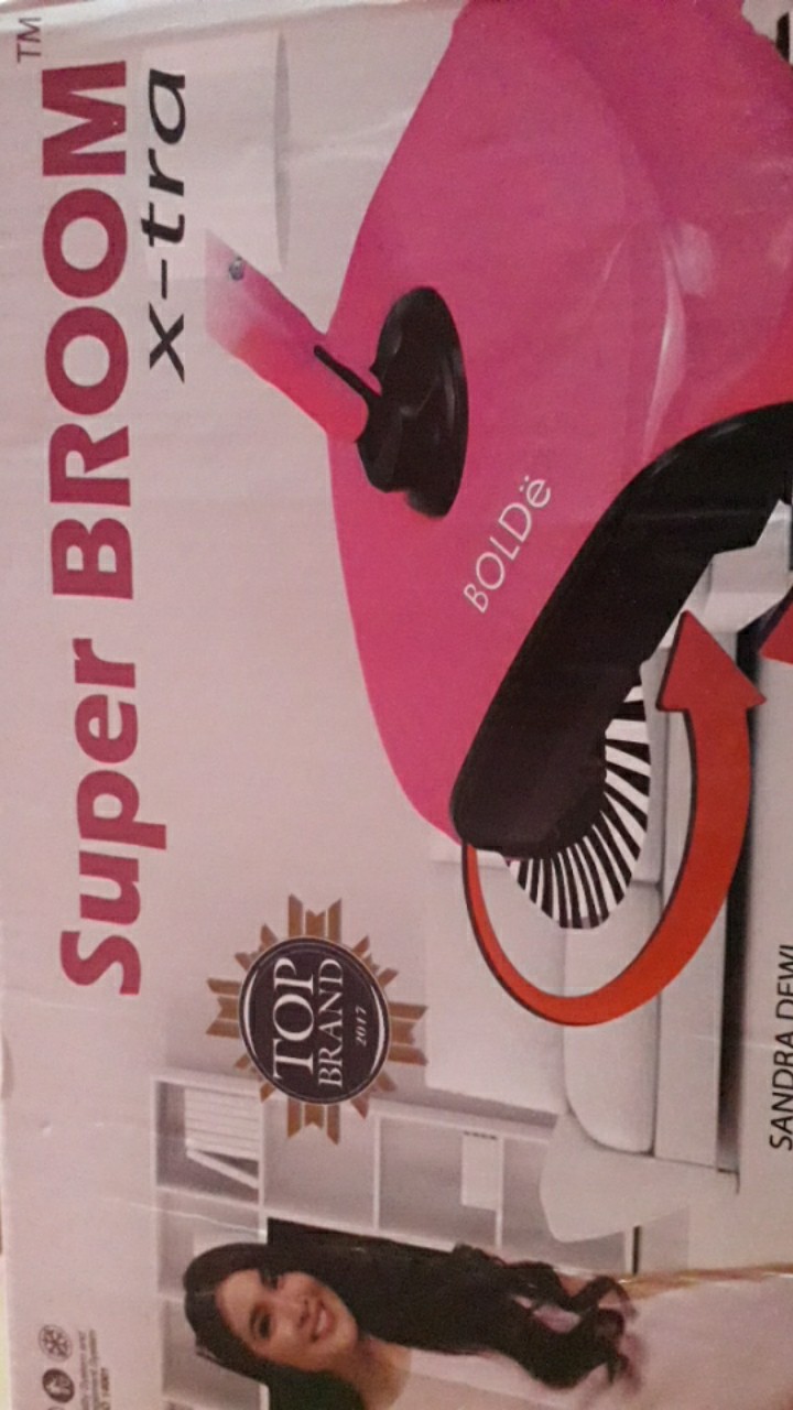 Sapu Otomatis Xtra Bolde - Superbroom - Super Broom - Asli - Free Bubble