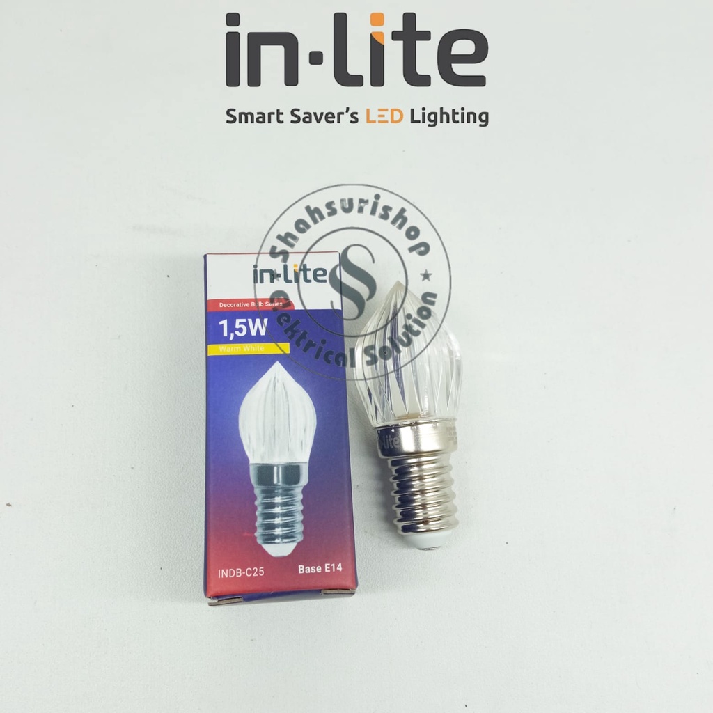 IN-LITE E14 INDB-C25 LAMPU DEKORASI LED LAMPU CABE BOHLAM CANDLE 1,5 W