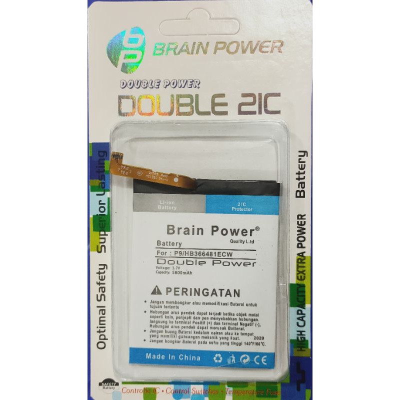 Battery batre Huawei P9 - HB36481ECW Brain power