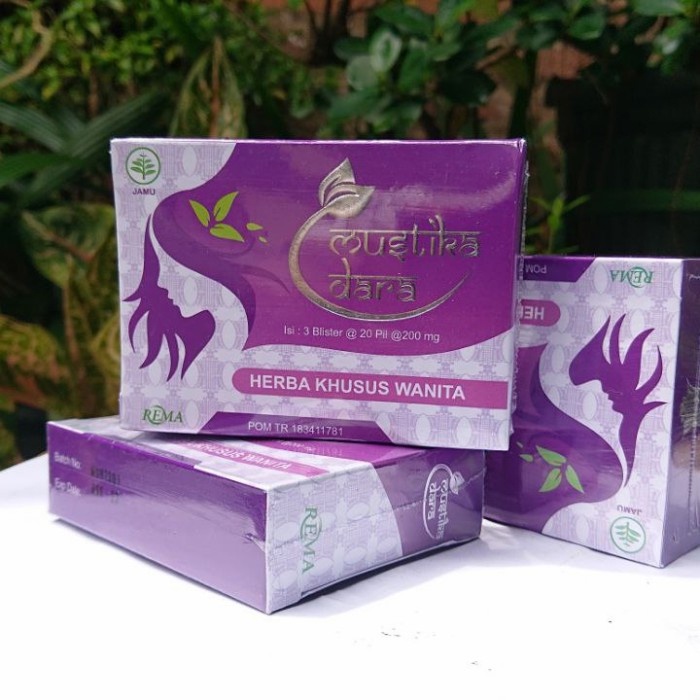 Mustika Dara Rema Herbal Penyakit Kista Miom Keputihan Promil / Mustika Dara Box Ungu