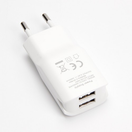 VIVAN 2.4A Charger Dual Output USB for All Phone