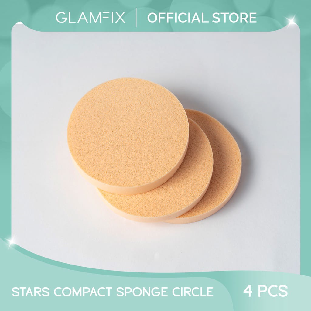 GLAMFIX Stars Compact Sponge Circle Isi 4pcs II Emperor