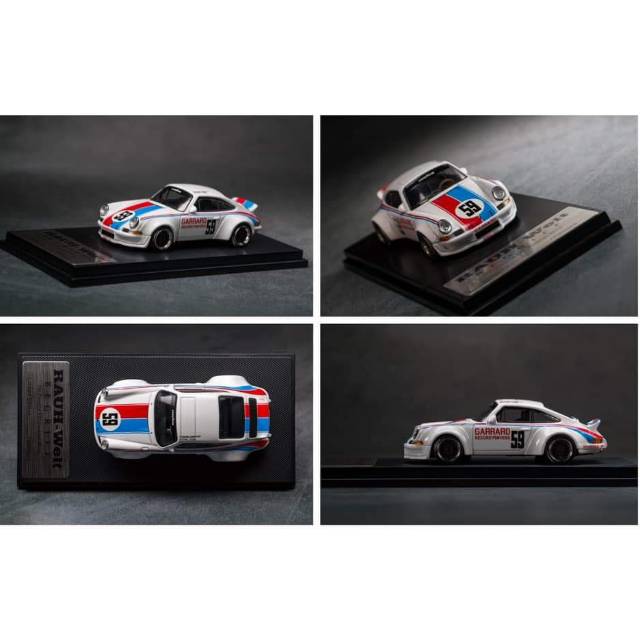 ModelCollect 1:64 RWB Porsche 930 Ducktail Wing #59 White