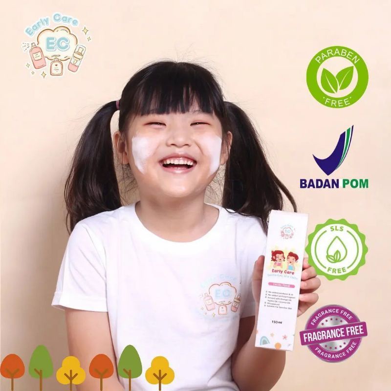 Early Care Gentle Kids and Teens Facial Foam - sabun wajah anak 3th+ earlycare