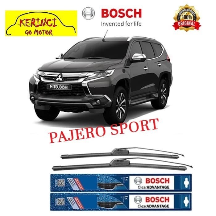 WIPER BOSCH CLEAR ADVANTAGE MITSUBISHI PAJERO SPORT 20&quot; &amp; 20&quot; SEPASANG