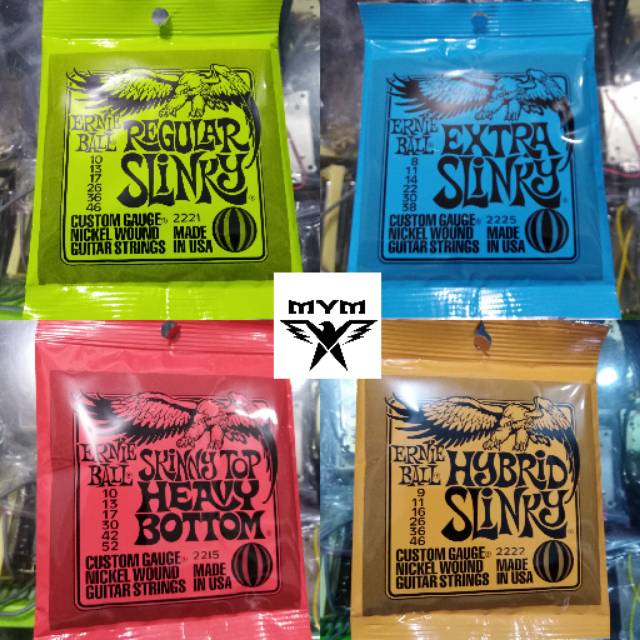 Senar gitar ernie ball elektrik