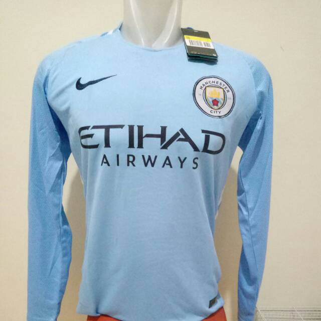 JERSEY BOLA MANCHESTER CITY HOME LENGAN PANJANG