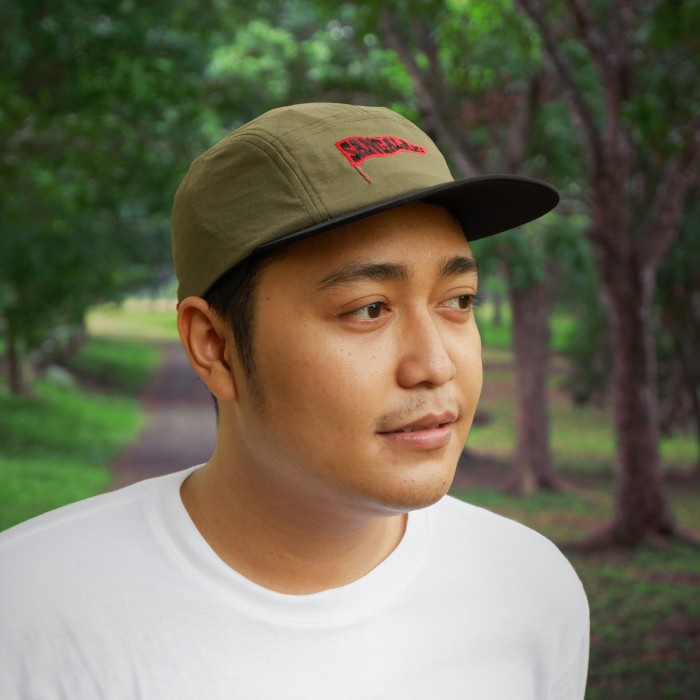 Sangalaki Red Flag Five Panel Olive #98