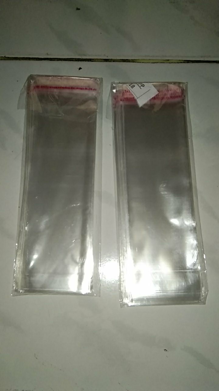 Kantong Plastik Opp Lem 6 X 18 Cm 100pcs