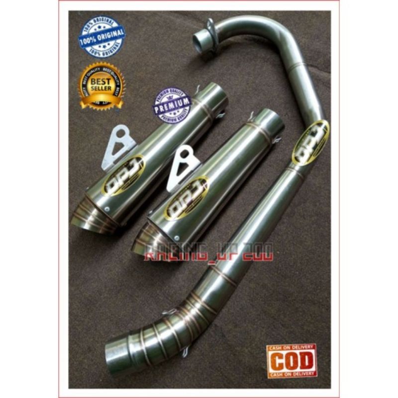 KNALPOT RACING DPJ JIKSAW LEHER PATEN PNP MOTOR MP CB GL TIGER