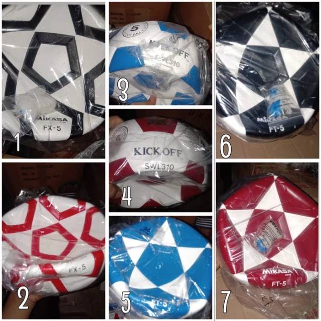 Bola Kaki Mikasa FT5 FX5 SWL310 FT FX 5 SWL 310 Kick Off Kaorin Zebah Original