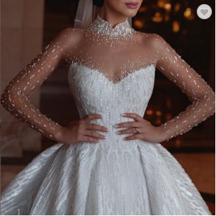 Wedding Dress Ball Gown Wedding dress weddding gown pernikahan  wedding gown lengan panjang