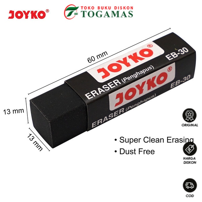 

READY STOCK !! ERASER JOYKO EB-30 (HITAM/PANJANG)