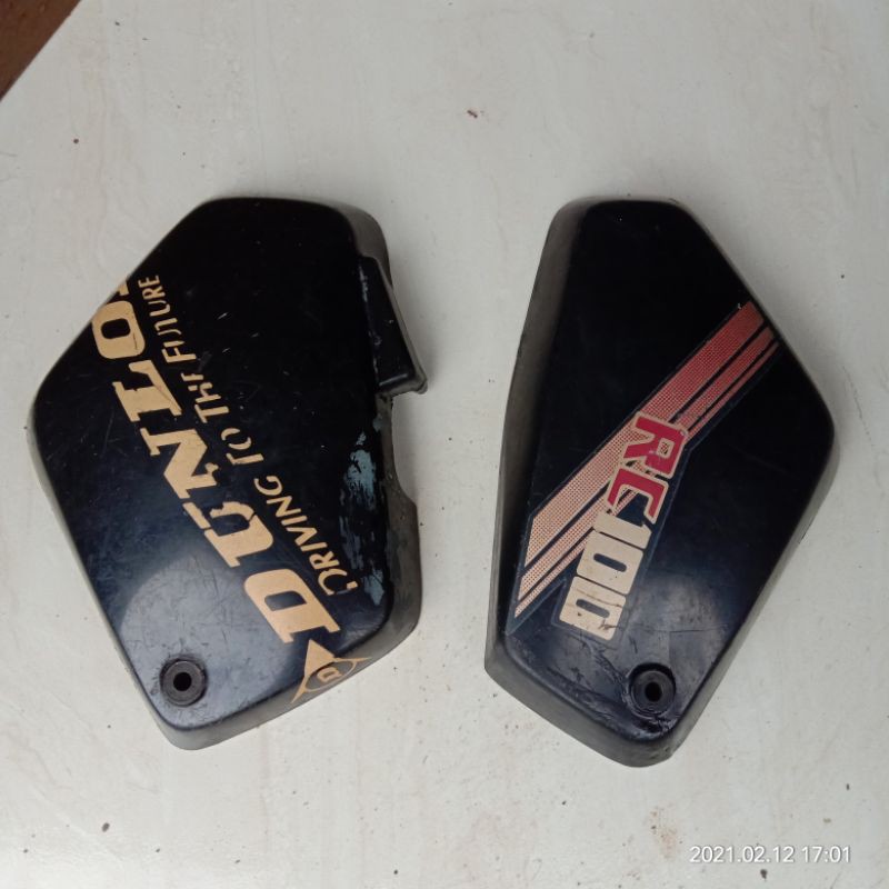 Box Aki Tutup Aki Suzuki Rc 100 Bravo.  Second. Original bekas copotan motor