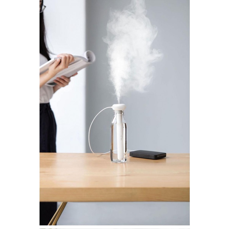 [Best Seller] Humidifier Ultrasonic Aromatherapy Oil Diffuser Portable Celup - HUMI - K-J021 - White