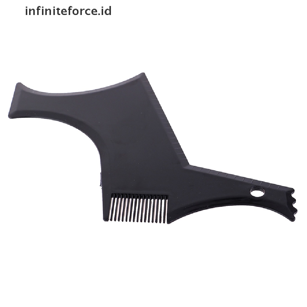 (infiniteforce.id) Sisir Cetakan Cukur Jenggot Pria