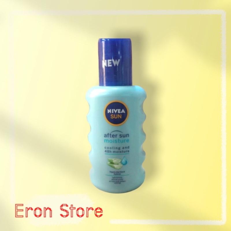 Jual Nivea after sun moisture with aloevera spray 200ml Shopee Indonesia