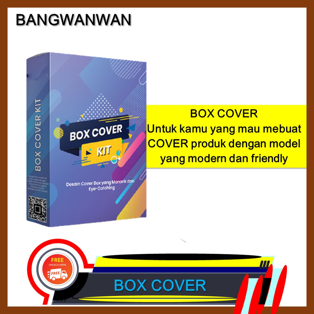 Box Cover Kit - Template Desain Cover Box Produk