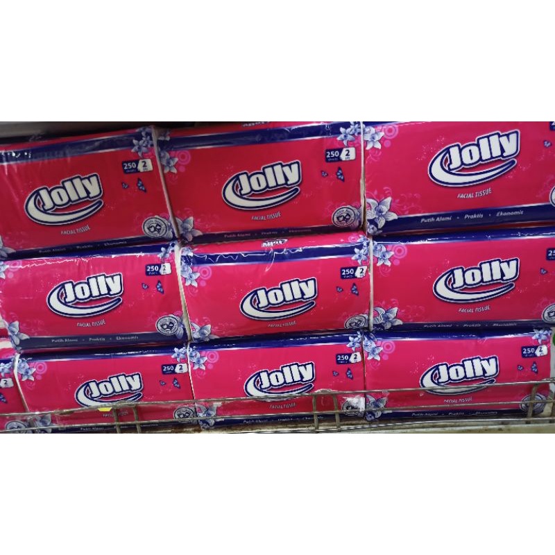 Tisu Kering/Jolly Facial Tissue/ TERMURAH HARGA GROSIR /250 Sheets