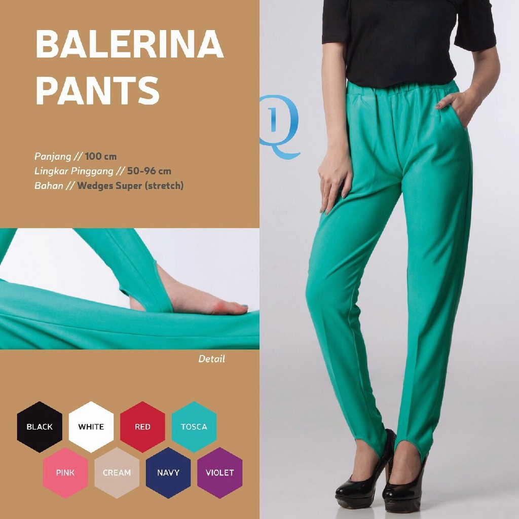 JANE COLLECTION || [ READY STOCK ] Celana Melar Balerina Pants