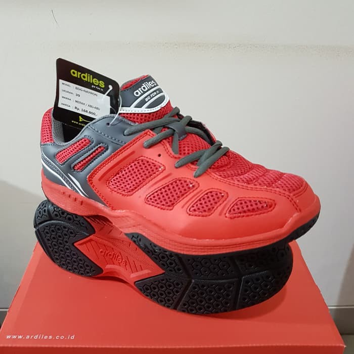  Sepatu  Badminton Volley Ardiles  Nayron  38 43 Merah 38 