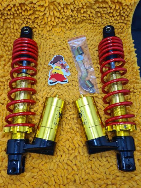 Shockbreaker Yoko 340MM set Nmax Tabung Bawah / shock Yoko copy Ohlins Tabung Bawah