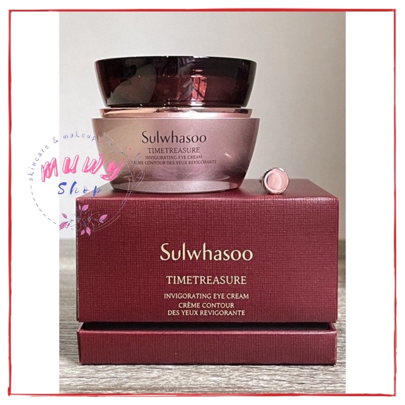 Sulwhasoo Timetreasure Invigorating Eye Cream Real Size 25ml