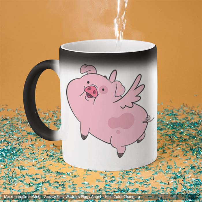 Mug Magic Gravity Falls Waddles Piggy Angel