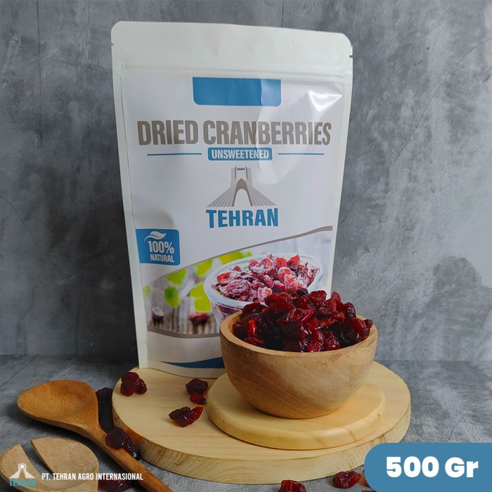 

Buah Kering - Dried Cranberry 500Gr Manisan Buah Cranberry Kering