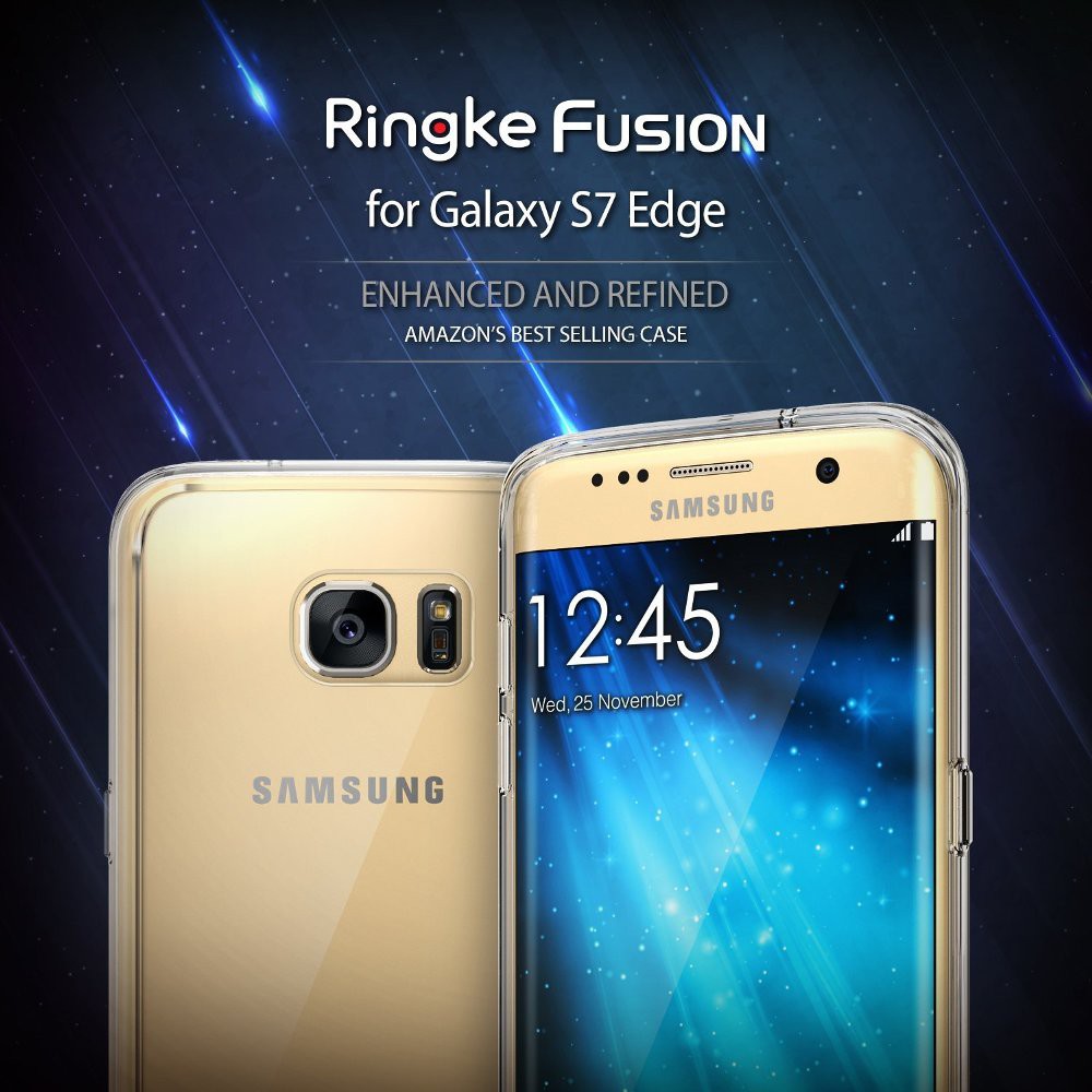 PREMIUM  RINGKE FUSION GALAXY S7 EDGE , S 7 EDGE GALAXY , REARTH RINGKE  TERBARU