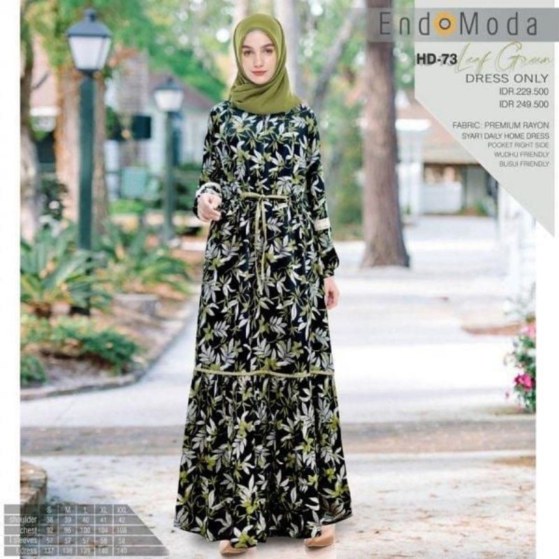 Gamis endomoda HD73 leaf green