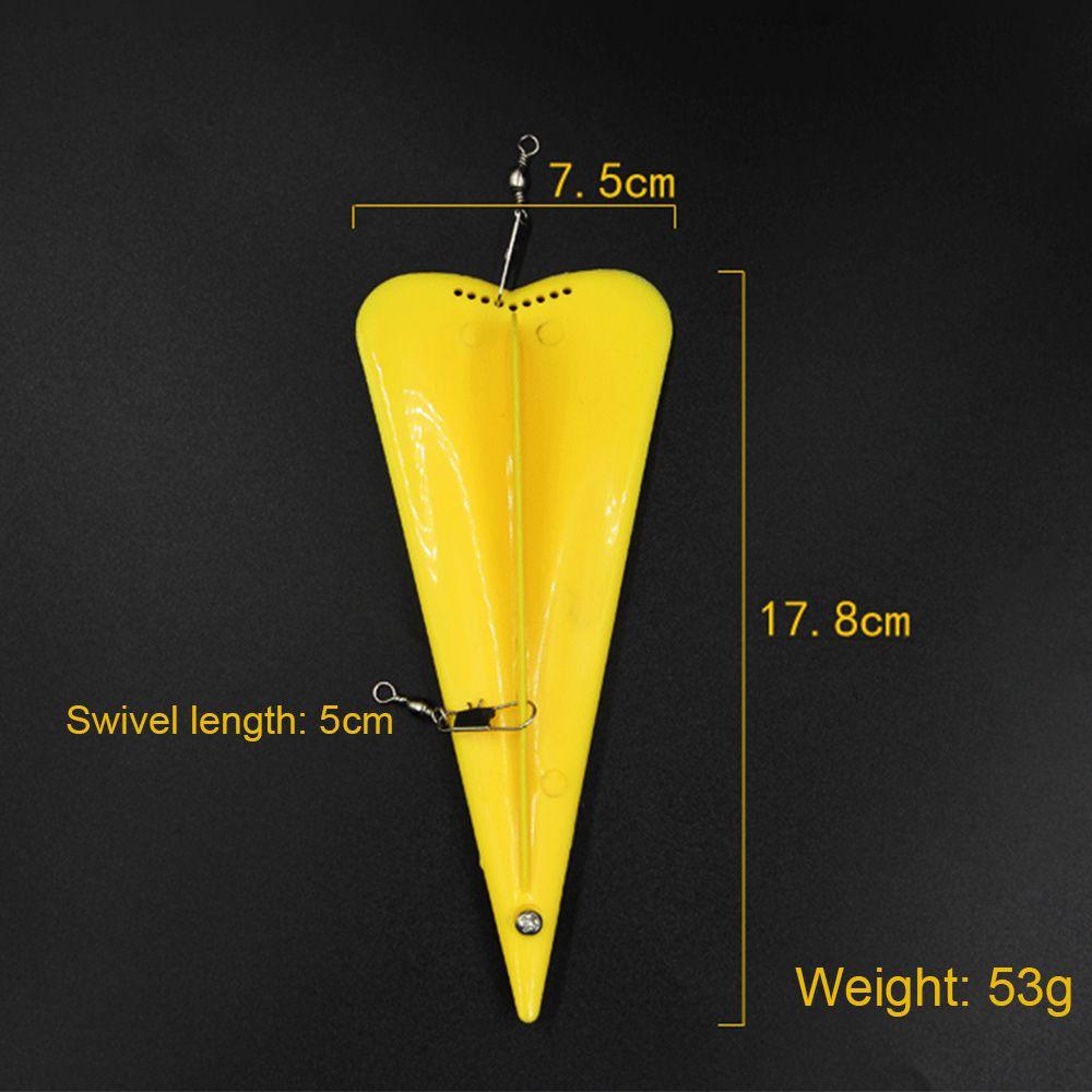 Suyo Papan Trolling Bahan Plastik Warna Kuning Untuk Memancing