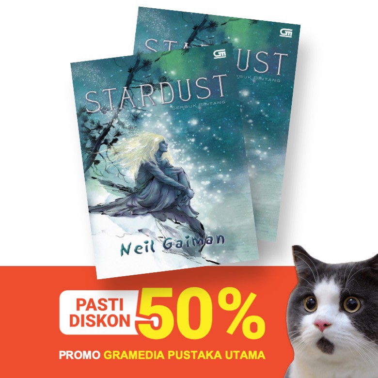 DISKON 50% / NOVEL SERBUK BINTANG (STARDUST) / GRAMEDIA PUSTAKA UTAMA