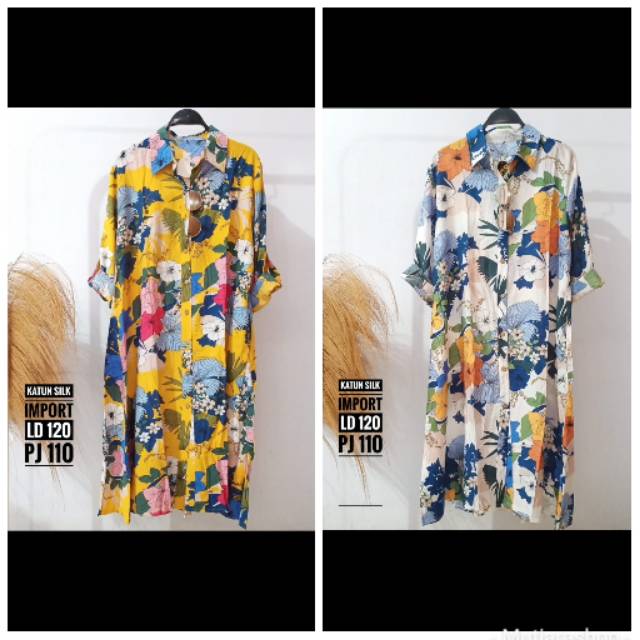 Tunik katun silk import