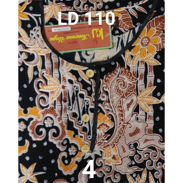 Daster Kencana Ungu Plisir K3 label coklat-93