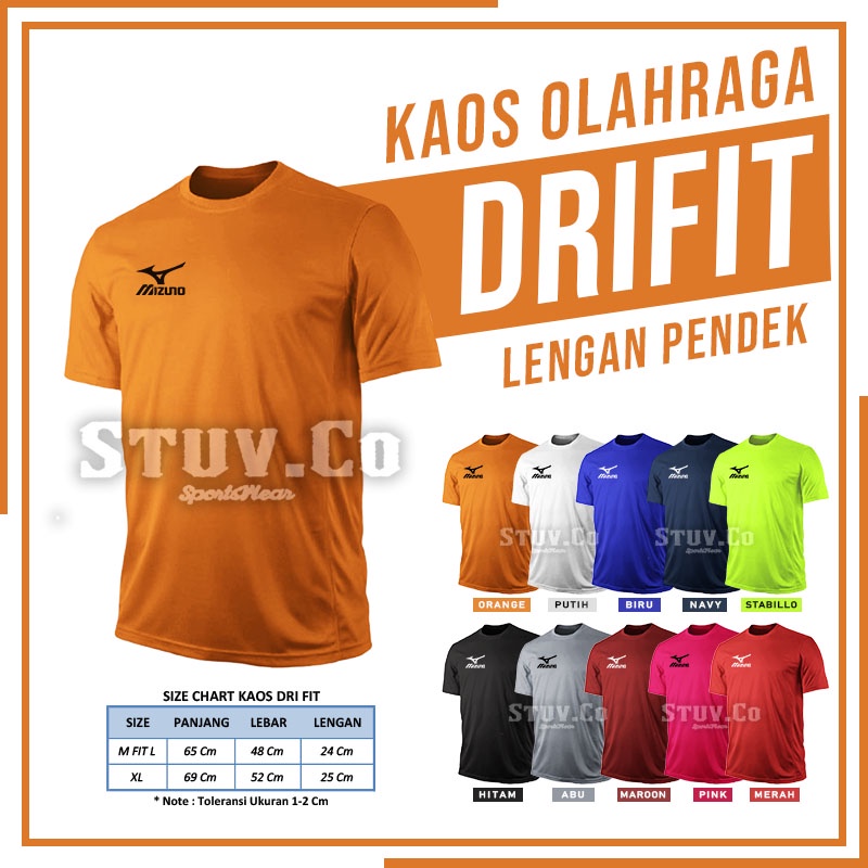 BAJU DRIFIT PRIA WANITA RUNNING JOGGING FUTSAL SEPAKBOLA PREMIUM