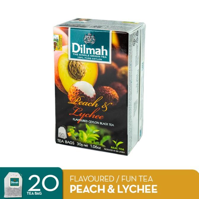 

[ COD ] Dilmah Fun Tea Peach & Lychee - Teh Celup TERBAIK Kode 641